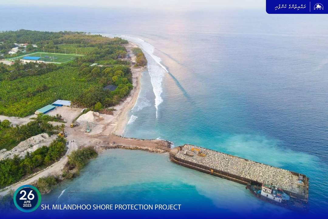 މިލަންދޫ އަދި ރަތަފަންދޫ ގޮނޑުދޮށް ހިމާޔަތްކުރުމުގެ މަސައްކަތުގެ ބޮޑު ބައެއް ވަނީ ނިމިފަ: އެމްޓީސީސީ