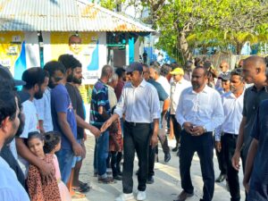 ބައި އިލެކްޝަން ކެމްޕޭނަށް ރައީސް ސާލިހު ގުރައިދޫ ދާއިރާއަށް