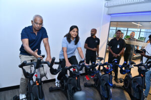 ރައީސްގެ ދެކަނބަލުން ޓީ.އެފް.ޖީގެ ސްޕޯޓްސް ފިޓްނަސް އެންޑް ރިހެބިލިޓޭޝަން ސެންޓަރ ހުޅުވައިދެއްވައިފި