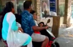 ހަތަރު މީހުން ތިބި ސައިކަލް ދުއްވި މީހާ ޖޫރިމަނާކޮށްފި