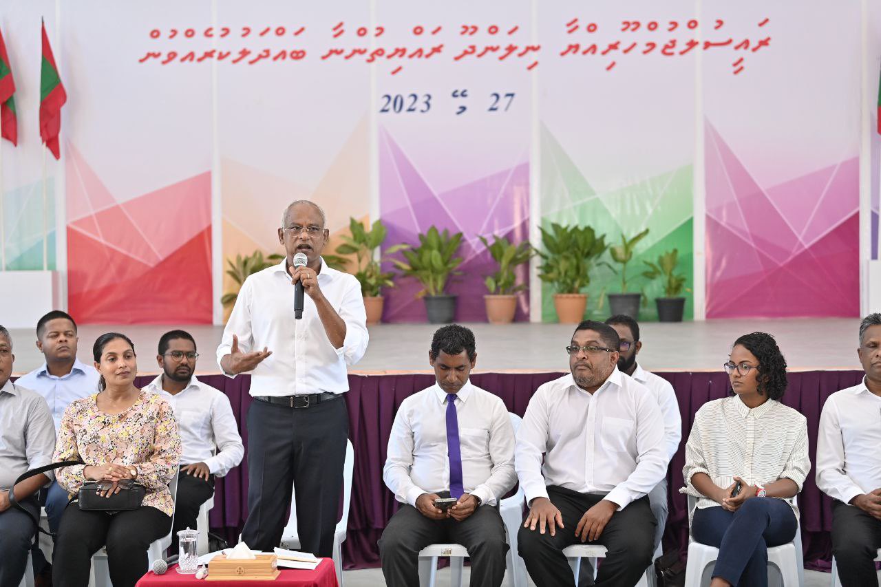ސިޔާސީ ވިސްނުން ތަފާތު ވިޔަސް އެކުގައި އުޅެވޭނެ ގޮތެއް ހޯދަންޖެހޭ: ރައީސް