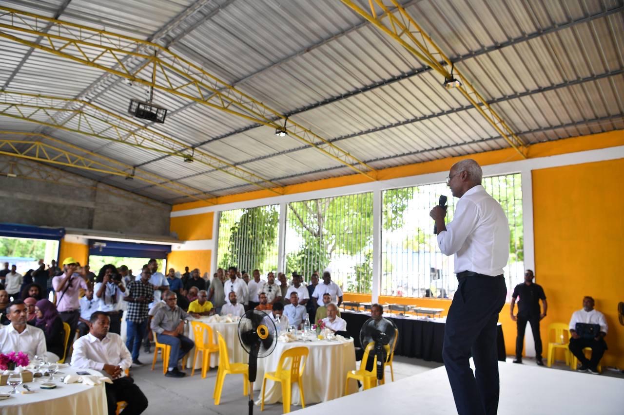 އައްޑޫ ސިޓީ ހިތަދޫގެ އެމްޑީޕީ މައި ހަރުގެ ރައީސް ހުޅުއްވައި ދެއްވައިފި