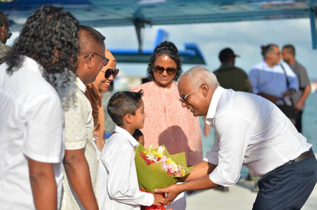 ރައީސް ސާލިހު އުކުޅަހަށް ވަޑައިގެންފި