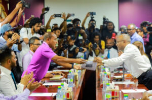 ދަ ޑިމޮކްރެޓްސް އުފެއްދުމުގެ ޖަލްސާ ބޭއްވުމުގެ ހުއްދަ އީސީން ދީފި