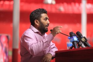 ހަގީގީ ތަރައްޤީގެ ބަދަލު ގެނެވޭނެ ހަމައެކަނި ކެންޑިޑޭޓަކީ ޤާސިމަށް: އަމީން