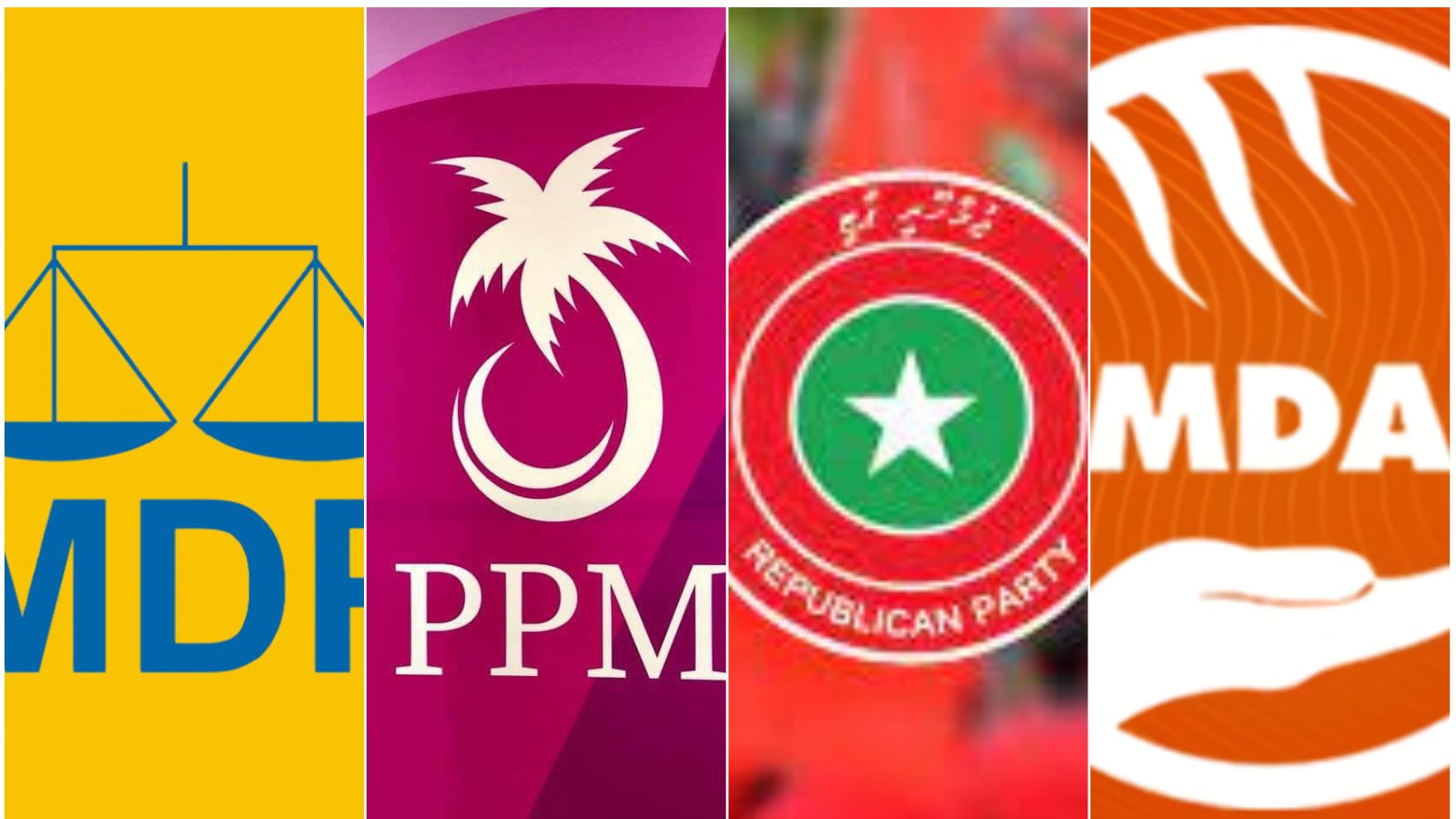 10،000 އަށްވުރެ އިތުރަށް މެމްބަރުން ހަމަވަނީ 4 ސިޔާސީ ޕާޓީއެއްގައި