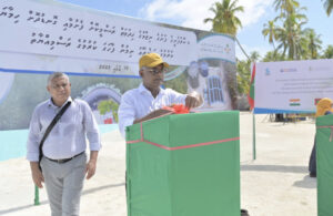 ކޮޅުފުށީ ފެނުގެ ނިޒާމާއި، ގޮނޑުދޮށް ޙިމާޔަތްކުރުމުގެ މަޝްރޫޢު ރައީސް އިފްތިތާޙްކޮށްދެއްވައިފި