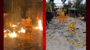 މަޑަވެލީގައި ރައީސް ސޯލިހުގެ ޖަލްސާ ބާއްވަން ތައްޔާރުކުރި ތަނުގައި ހުޅުޖަހާ އަންދާލައިފި