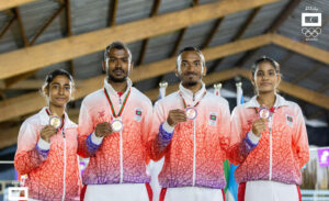 ޓީޓީގެ މިކްސް ޑަބަލްސްއިން ރަފާ އާއި މުންސިފަށް ރަން މެޑަލް