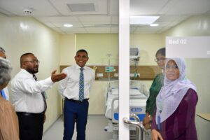 ނައިބް ރައީސް، އައިޖީއެމްއެޗްގެ އޮންކޮލޮޖީ ވޯޑު ހުޅުއްވައިދެއްވައިފި