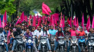 ޒުވާނުންގެ ތާއީދު ދައްކާލަން، ޕީޕީއެމްގެ ބޮޑު ސައިކަލު ބުރު މިއަދު މާލޭގައި!