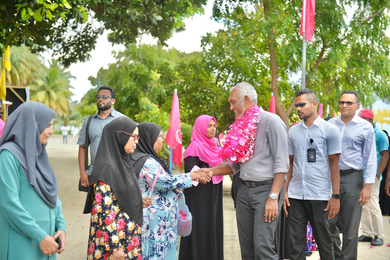 ގެދޮރުގެ ޔަގީންކަން ދޭނީ އެ ރަށެއްގެ ރައްޔިތުންނަށް ފައިދާވާ ގޮތަށް: މުއިއްޒު