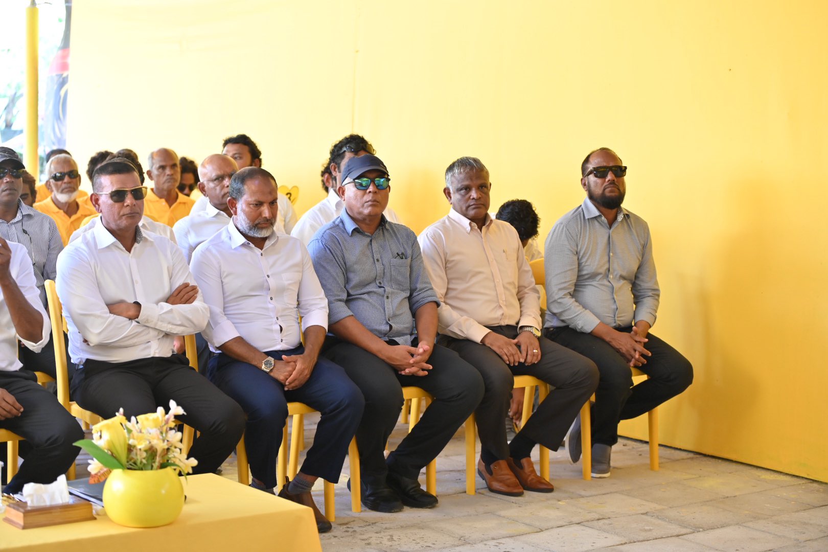 އެމްއާރުއެމްގެ ސްލޮޓްގައި ވަޒީރުކަމުގައި ހުންނެވި ޑރ.އިބްރާހީމް ޙަސަން ރައީސްގެ ކެމްޕެއިންގައި