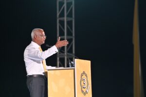 އައްޑޫއަށް އަންނަމުން މިދަނީ މިއިން ޒަމާނަކު ނާންނަވަރުގެ ތަރައްޤީ: ރައީސް
