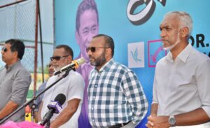 އަވަސް މިނުގައި ރާއްޖެ ތަރަޤީކޮށް، މައްސަލަތަކަށް ހައްލު ގެނެވޭނީ ޑރ. މުއިއްޒަށް: ޝަހީމް