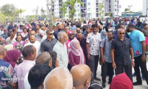 ހިޔާ ފްލެޓް ސަރަހައްދުން ބުނީ  މުއިއްޒު ނޫންގޮތެއް ނެތްކަމަށް، ހޫނު މަރުޚަބާއެއް!