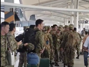 އެއަރޕޯޓްގައި ތިބީ ޓްރާންްސިޓަކަށް އައި ޖަޕާނު އަސްކަރީ ސިފައިން: އެމްއެންޑީއެފް