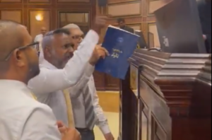 މަޖިލިހުގެ ތަކެއްޗަށް ގެއްލުން ދިން މައްސަލަ ޑިމޮކްރެޓްސް އިން ކުށްވެރިކޮށްފި