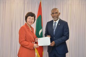 ޗައިނާ އާއި އެހެން ގައުމުތަކާއެކު ވެސް ގާތް ގުޅުމެއް ބާއްވަން ބޭނުން: މުއިއްޒު