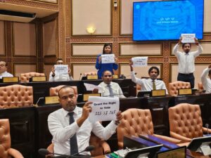 ނަޝީދު މަގާމުން ވަކިކުރާ ޖަލްސާ މިއަދު ހަވީރަށް ތާވަލު ކޮށްފި