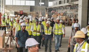 އިންތިޚާބީ ރައީސް ޑރ. މުއިއްޒު ވީއައިއޭ އެއާޕޯޓުގެ އާ ޓާމިނަލްގެ މަސައްކަތް ބައްލަވާލެއްވުން