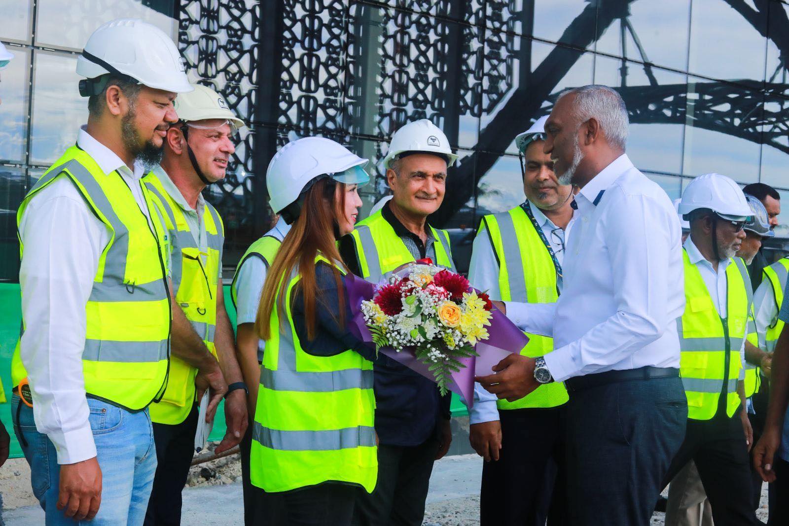 ވީއައިއޭ ޓާމިނަލްގެ ނިމުނީ %54، ބޭނުމީ އަންނަ އަހަރު އޮކްޓޯބަރަށް ނިންމަން: މުއިއްޒު