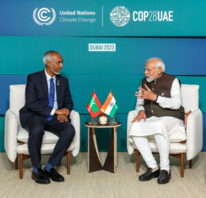 ރައީސް މުއިއްޒު، އިންޑިއާގެ ބޮޑުވަޒީރު މޯދީއާ ބައްދަލު ކުރައްވައިފި