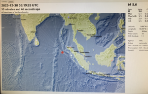 ސުމަތްރާ ކައިރިއަށް އަނެއްކާވެސް ބިންހެލުމެއް، ރާއްޖެއަށް އަސަރެއް ނުކުރާނެ: މެޓު
