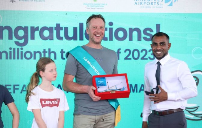 މިއަހަރު މިހާތަނަށް ރާއްޖެއަަށް 1 މިލިއަން ފަތުރުވެރިން ޒިޔާރަތް ކޮށްފި