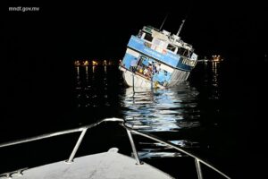 ގއ.ނިލަންދޫ ނެރުމައްޗަށް ސަޕްލައި ދޯންޏެއް އުރިގެން އެމްއެންޑީއެފް އެހީތެރިކަން ފޯރުކޮށްދީފި