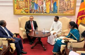 މަޖިލިސް ރައީސް ސްރީލަންކާގެ އެކްޓިންގ ފޮރިން މިނިސްޓަރއާއި ބައްދަލުކުރައްވައިފި