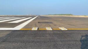 ހަނިމާދޫ އިންޓަރނޭޝަނަލް އެއަރޕޯޓުގެ އާރަންވޭގެ 1،200 މީޓަރު ނިންމާ އާދީއްތަ ދުވަހު ޓެސްޓު ފްލައިޓް ޖައްސަނީ