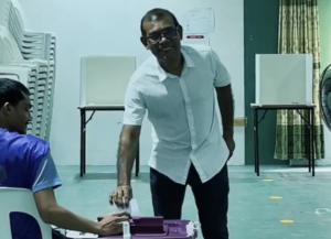 ރައީސް ނަޝީދު ވޯޓި ލައްވައިފި