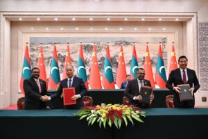 ގިނަ ދާއިރާތަކުގައި ގުޅުން ބަދަހިކުރުމަށް، ޗައިނާއާއި ރާއްޖެއާ ދެމެދު 20 އެއްބަސްވުމެއްގައި ސޮއިކޮށްފި