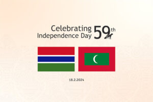 ގެމްބިޔާގެ މިނިވަންދުވަހުގެ މުނާސަބަތުގައި، އެޤައުމުގެ ރައީސަށް ރައީސް ތަހުނިޔާ ފޮނުއްވައިފި