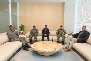 ޗީފް އޮފް ޑިފެންސް ފޯސް، ރަސްމީ ދަތުރުފުޅެއްގައި ސްރީލަންކާއަށް ފުރާވަޑައިގެންފި