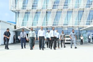 އައްޑޫ ސިޓީއަށާއި ފުވައްމުލައް އަދި ހުވަދުއަތޮޅުގެ ބައެއް ރަށްރަށަށް ކުރައްވާ ދަތުރުފުޅެއްގައި ރައީސް ފުރާވަޑައިގެންފި