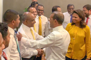 ނަޝީދު ޝާހިދަށް މަރުހަބާ ވިދާޅުވެއްޖެ