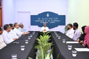 ތ. ވޭމަންޑޫ ކައުންސިލާއި، އ.ތ.މ ކޮމިޓީއާ ރައީސް ބައްދަލު ކުރައްވައިފި