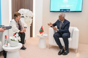 އައި.އެމް.އެފް.ގެ މެނޭޖިންގ ޑިރެކްޓަރ، ރައީސް އަރިހަށް އިޙްތިރާމްގެ ޒިޔާރަތެއް ކުރައްވައިފި