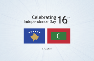ކޮސޯވޯގެ މިނިވަންދުވަހުގެ މުނާސަބަތުގައި، އެ ޤައުމުގެ ރައީސަށާއި ބޮޑުވަޒީރަށް ރައީސް ތަހުނިޔާ ފޮނުއްވައިފި