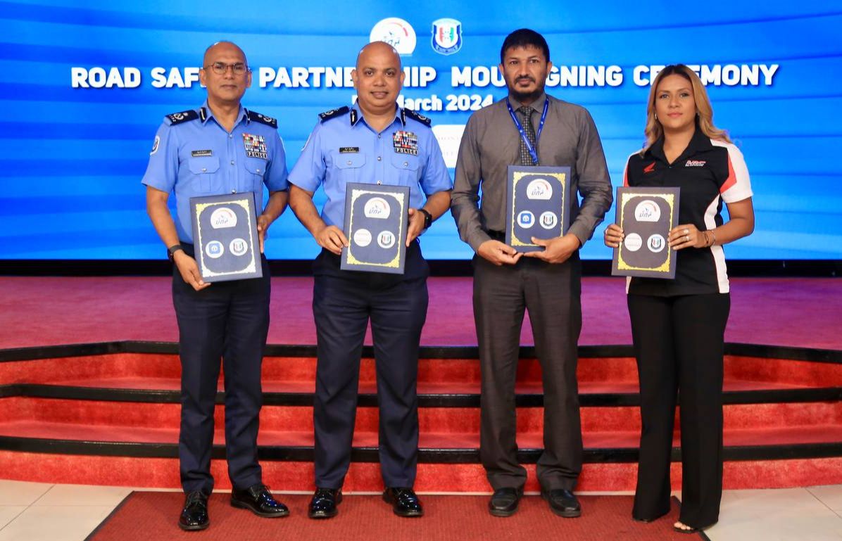 ރައްކާ ރޯޑް ސޭފްޓީ ޕާޓްނަޝިޕް އެއްބަސްވުމުގައި ސޮއި ކޮށްފި