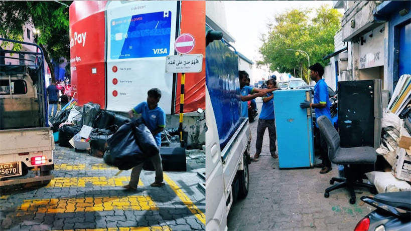 18 ދުވަސްތެރޭ 305.65 ޓަނުގެ ކުނި މާލެ ތެރެއިން ނަގައިފި