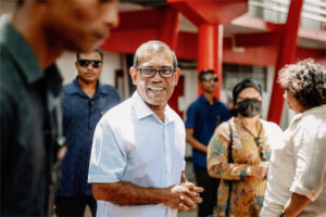 ރާއްޖޭގެ ޚާރިޖީ ސިޔާސަތު ހަމަހަމަގަށް މީޒާން ވަންދެން މޯދީއާއި މުއިއްޒު ދެއްކެވި ކެތްތެރިކަމަށް ނަޝީދުގެ ތައުރީފް!