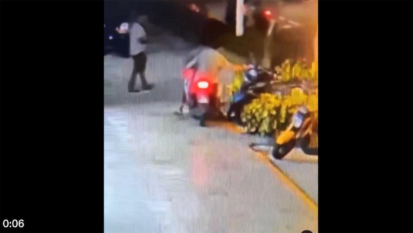 ހެލްމެޓެއް ވަގަށް ނެގިކަމަށް ތުހުމަތު ކުރެވޭ މީހުން ހޯދަން ފަށައިފި