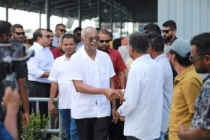 އާރުޓީއެލްގައި ރައީސް ސާލިހު އައްޑޫ ސިޓީއަށް ވަޑައިގެންފި