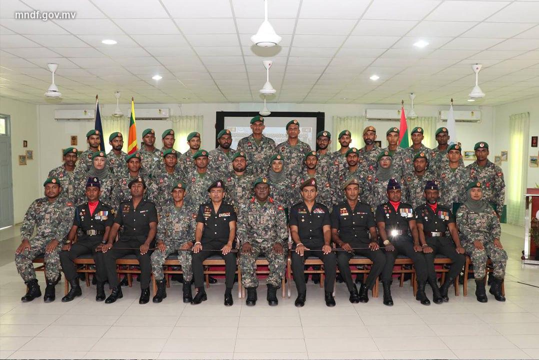 ސްރީލަންކާ އަސްކަރިއްޔާއާ ގުޅިގެން ހިންގި ބޭސިކް "އީއޯޑީ ކޯސް" ގެ ދަސްވެނިވުމުގެ ރަސްމިއްޔާތު ބާއްވައިފި