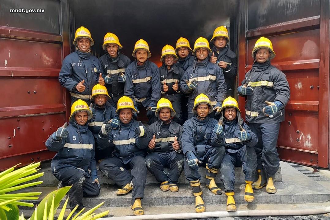 އެމްއެންޑީއެފް އިން މަޑިފުށި ޕްރައިވެޓް އައިލެންޑް ރިސޯޓްގެ މުވައްޒަފުންނަށް އިންޑަސްޓްރިއަލް ފަޔަރ ބްރިގޭޑް ކޯހެއް ހިންގައިފި