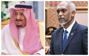 ރައީސް މުއިއްޒުގެ ހެޔޮ ދުއާ ސައުދީގެ ރަސްގެފާނަށް