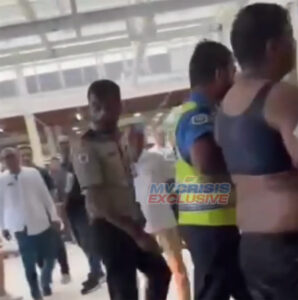 އިޖުތިމާއީ މިންގަޑާއި ޚިލާފަށް ހެދުން އަޅައިގެން އުޅުން ބިދޭސީއަކު ހައްޔަރު ކޮށްފި